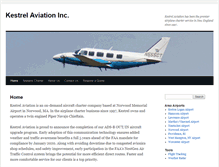 Tablet Screenshot of kestrelair.com